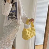 Women Pillow Shoulder Bags Quilted Ladies Streetwear Handbags
