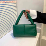 Women Plaid PU Leather Shoulder Bag All-match Phone Messenger Bag