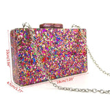 Sequins Clutch Purse Evening Bag for Party Prom Bride