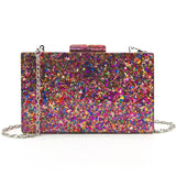 Sequins Clutch Purse Evening Bag for Party Prom Bride