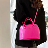 Women Shell Bags PU Leather Large Capacity Handbags Shoulder Crossbody Bags