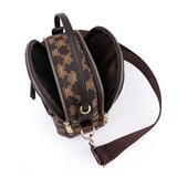 Women Shoulder Bag Crossbody Messenger PU Leather Clutch Wallet Pouch