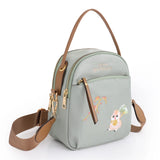 Embroidery Printed Shoulder Bag Crossbody Messenger Retro Handbag