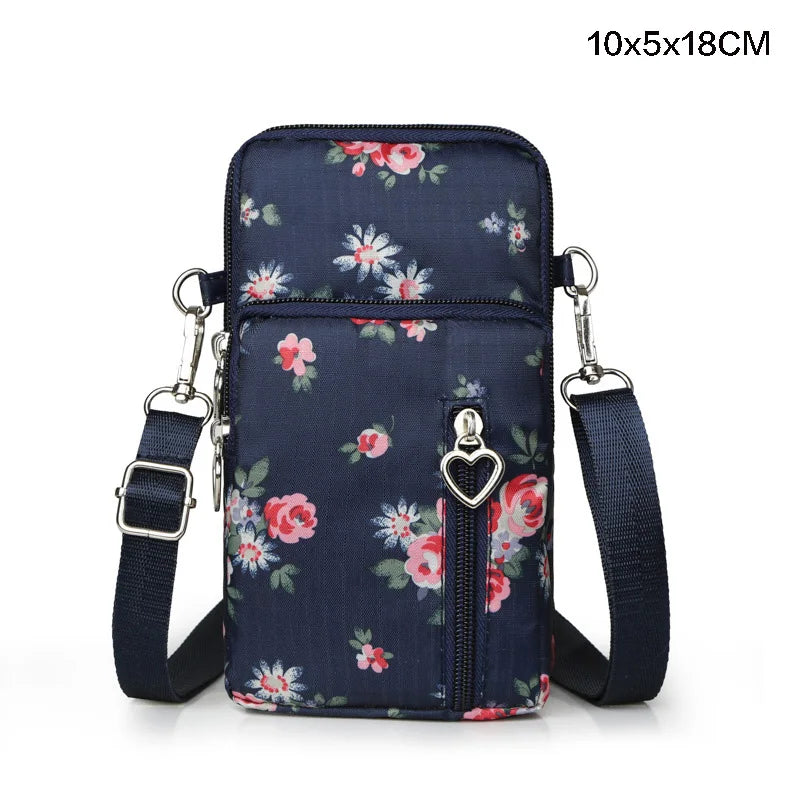 Women Shoulder Bag Mini Sweet Universal Phone Wild Wallet Fancy Pouch