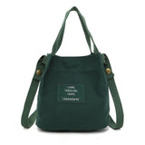 Women Shoulder Bags Canvas Letter Printing Small Messenger Large Capacity