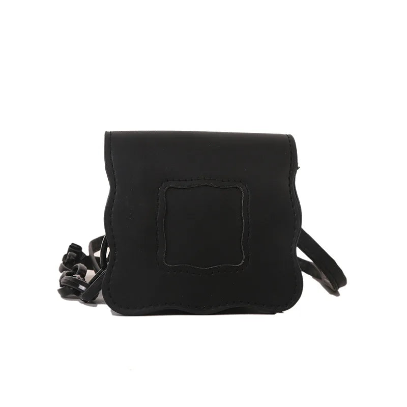 Solid Chain Shoulder Small Square Bag