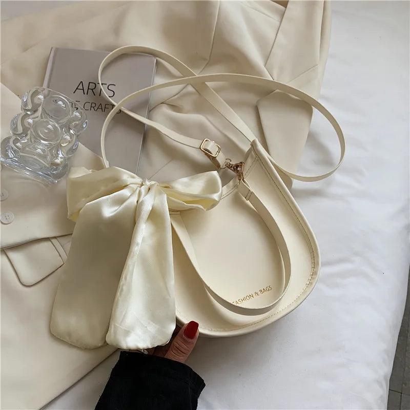 Women Silk Scarf Handbags Style Shoulder Messenger Bag All-match