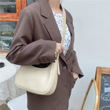 Stylish Women Shoulder Bag Solid Crossbody Bag for Daily Use