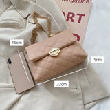 Red PU Leather Crossbody Shoulder Bag Casual Chest W