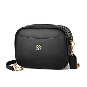 Women Solid Shoulder Handbags PU Leather Messenger Bag Large Capacity