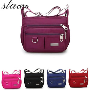 Waterproof Nylon Shoulder Bag Large Capacity Crossbody Bag