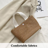 Bohemian Woven Straw Shoulder Bag