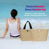 Bohemian Woven Straw Shoulder Bag