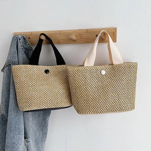 Bohemian Woven Straw Shoulder Bag