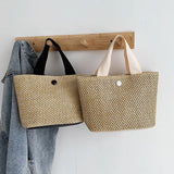 Bohemian Woven Straw Shoulder Bag