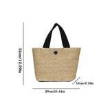 Bohemian Woven Straw Shoulder Bag