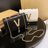 Women Tassel Chain Small Square Shoulder Messenger Crossbody Side Purse