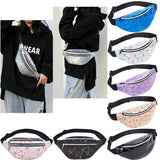 Women Waist Belt Bag Travel Patchwork Hip Bum Bag Small Purse