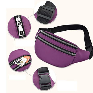 Women Waist Pack Cross Body Chest Bag Unisex Hip Bum Bag Travel Belt Bag