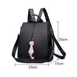 Women Wild Oxford Cloth Mother Student Bag Small Backpack Shoulder Bag