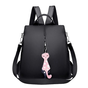 Women's Oxford Cloth Small Backpack Shoulder Bag