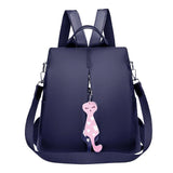Women's Oxford Cloth Small Backpack Shoulder Bag