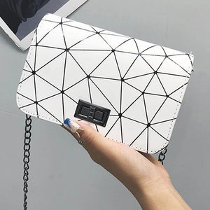 Fashionable Shoulder Bag Chain Wild Crack Printing All-match Crossbody Bag