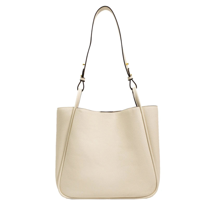 Stylish PU Leather Handbag Large Capacity Crossbody Shoulder Bag