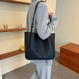 Stylish PU Leather Handbag Large Capacity Crossbody Shoulder Bag