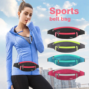 Women Waterproof Sports Waist Pack Multifunction Fitness Accessories