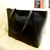 Women Faux Leather Tote Bag Waterproof Handbag Large Capacity Purse