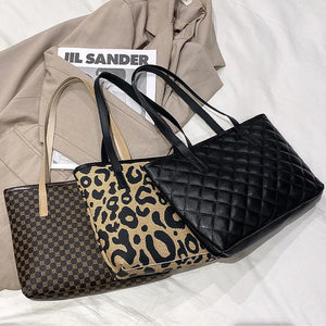 Leopard Crocodile Tote Bag, Waterproof Shoulder Purse