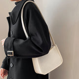 Women Felt Shoulder Bag Small Zipper Handbags
