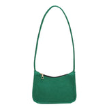 Women Felt Shoulder Bag Small Zipper Handbags