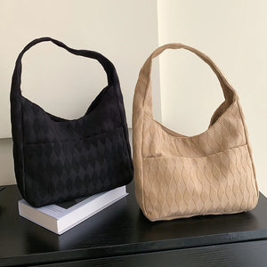 Women Casual Clutch Bag Soft Cloth Large Capacity Daily Travel