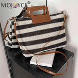 Women Clutch Large Capacity Knit Crossbody Bag with Zipper Soft