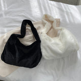 Soft Fluffy Tote Shoulder Bag for Women