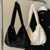 Soft Fluffy Tote Shoulder Bag for Women