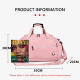Women Fitness Gym Bag Female Outdoor Travel Shoulder Yoga Bag Training Luggage