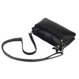 Soft Leather Flap Bag for Women Shoulder Crossbody Mini Clutch Bag
