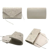 Floral Lace Evening Party Clutch Bag Bridal Wedding Purse Handbag