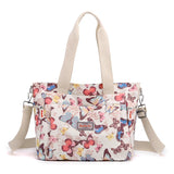 Floral Nylon Shoulder Crossbody Bag Messenger Satchel Tote Purse