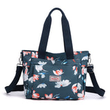 Floral Nylon Shoulder Crossbody Bag Messenger Satchel Tote Purse
