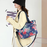 Floral Nylon Shoulder Crossbody Bag Messenger Satchel Tote Purse