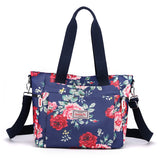 Floral Nylon Shoulder Crossbody Bag Messenger Satchel Tote Purse