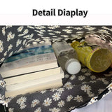 Floral Shoulder Bags Students Cross-body Casual Totes Bag Retro Cotton Handbags