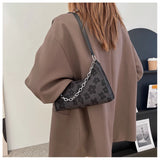 Floral Shoulder Bag Casual Ladies Chain Clutch Purse Handbags