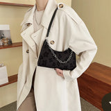 Floral Shoulder Bag Casual Ladies Chain Clutch Purse Handbags