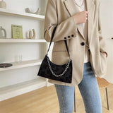 Floral Shoulder Bag Casual Ladies Chain Clutch Purse Handbags