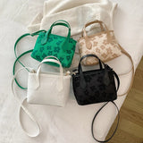 Women Flower Shoulder Bag Female Casual Crossbody Bag Printing Portable Bag